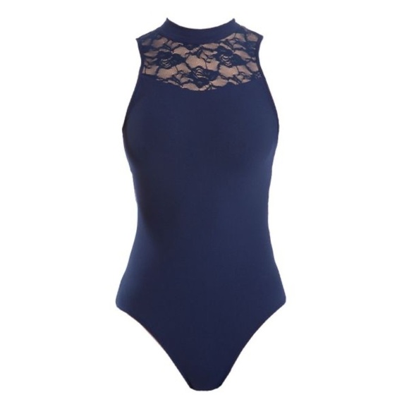 Energetiks New With Tags Scarlet Lace Leotard in Navy US Size 4/6 - Picture 4 of 16